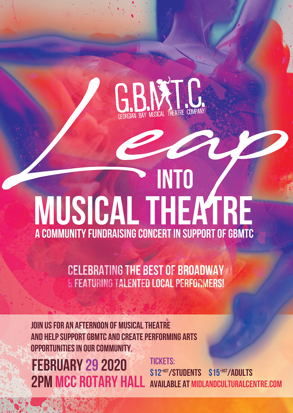 GBMTC LeapIntoMusicalTheatre Poster PORTRAIT RGB